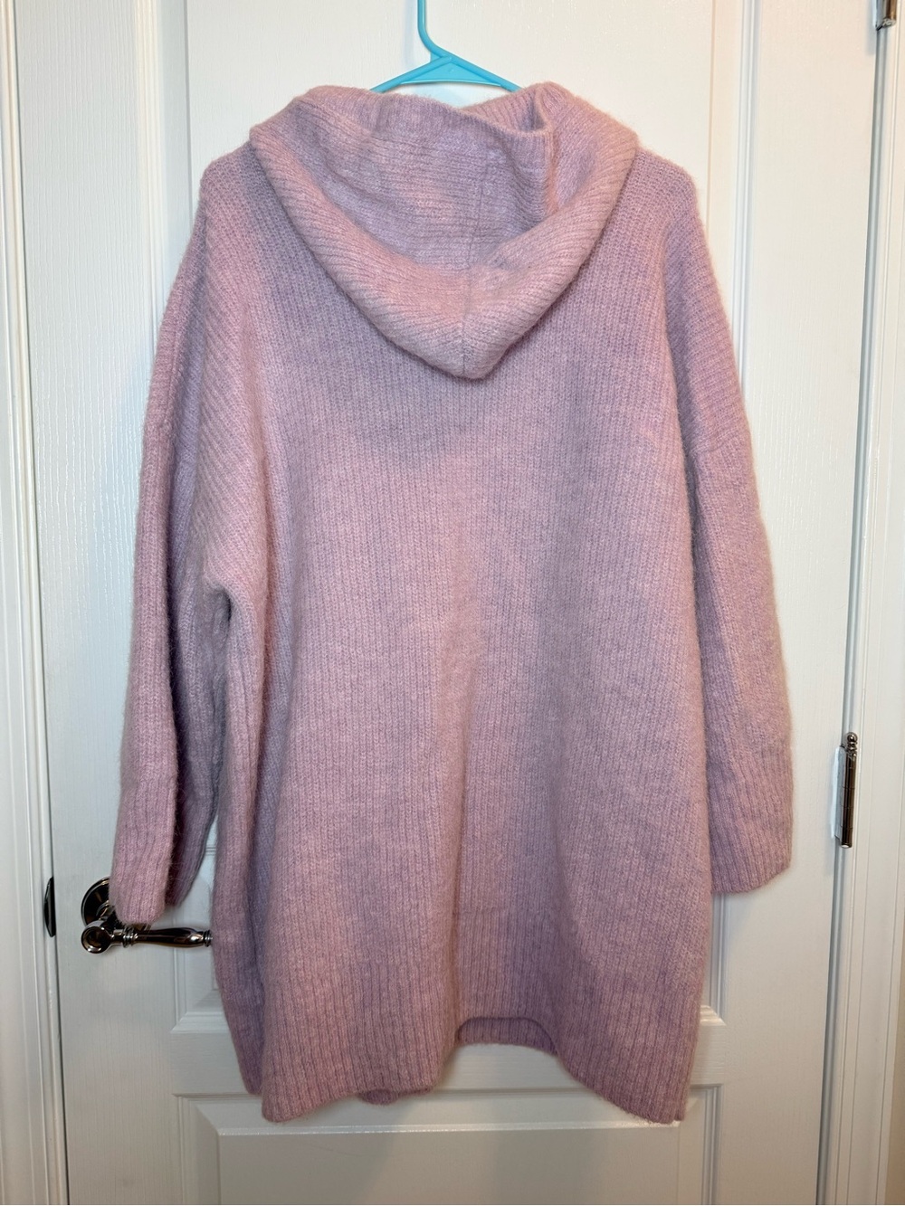 Zara Limited Edition Wool Alpaca Hooded oversized Sweater M NWT - Picture 7 of 7